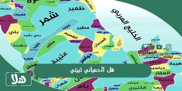 هل الحمياني ثبيتي؟ ماهي قبيلة الحمياني؟ 1 هل الحمياني ثبيتي