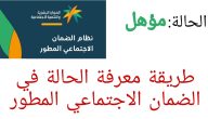 كيف اعرف الاهليه في الضمان 1446 لاستحقاق راتب الدفعة القادمة؟