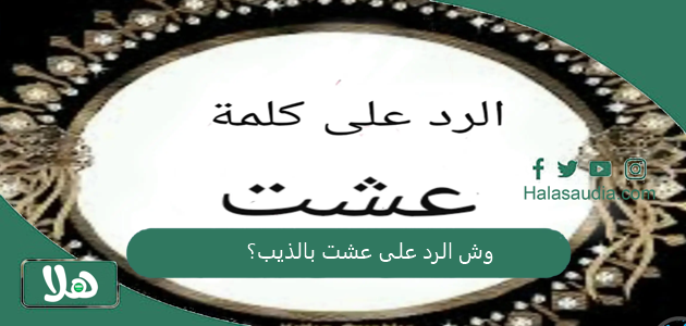 وش الرد على عشت بالذيب؟ 1 وش الرد على عشت بالذيب؟
