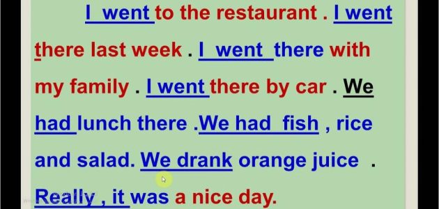 لكل الطلاب | برجراف عن restaurant بالإنجليزي مترجم 2025 1 برجراف عن restaurant بالإنجليزي