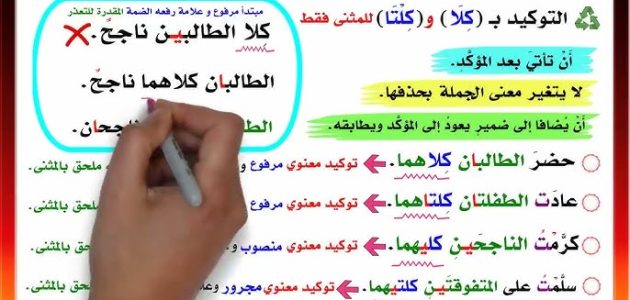 جمل فيها توكيد معنوي ولفظي 1 جمل فيها توكيد معنوي ولفظي